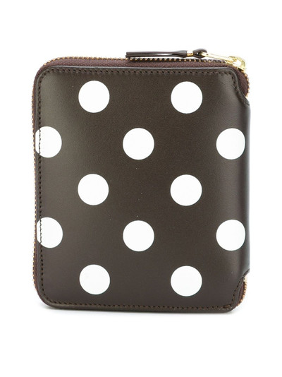 Comme Des Garçons polka dot wallet outlook