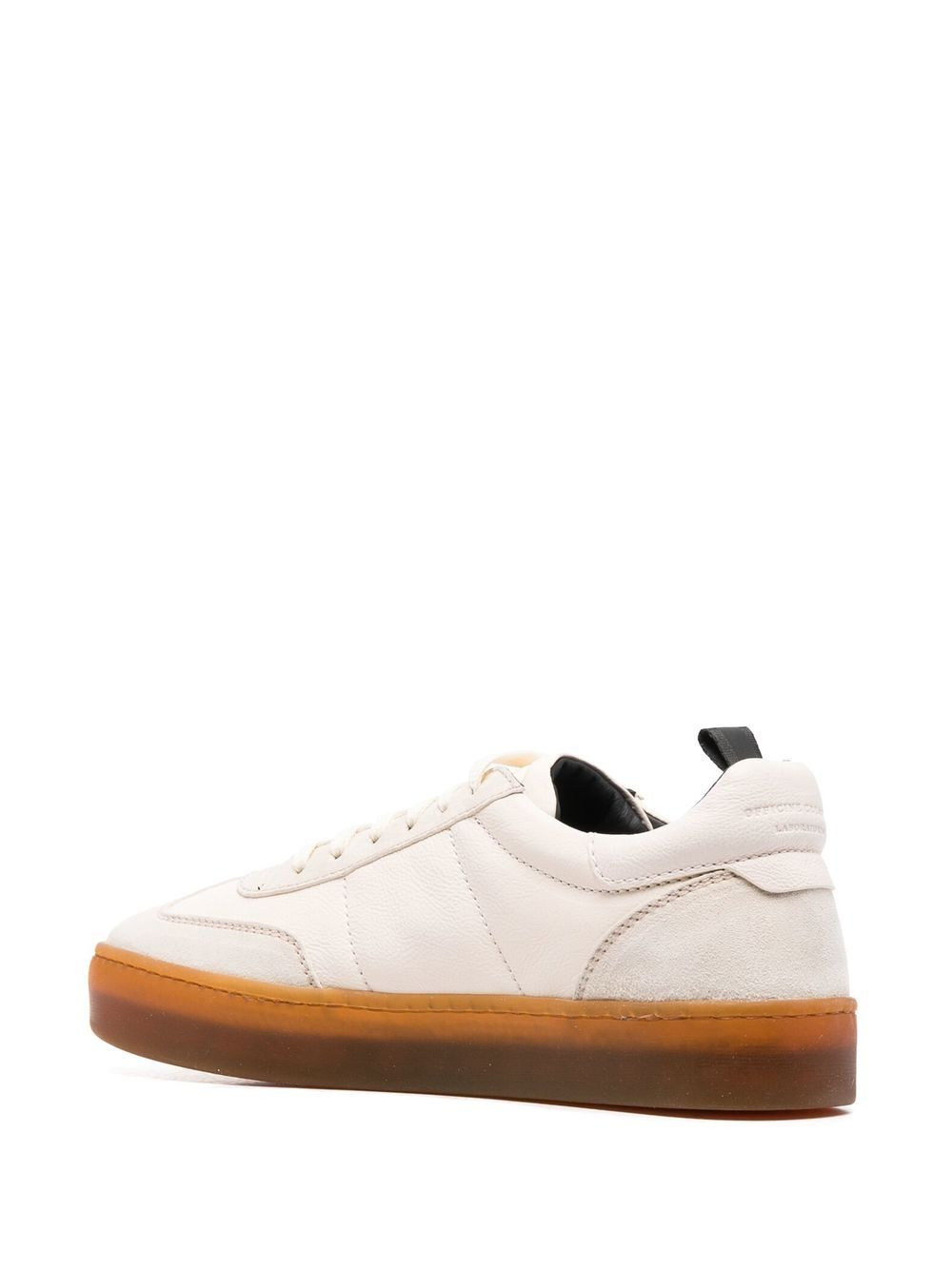 low-top lace-up sneakers - 3