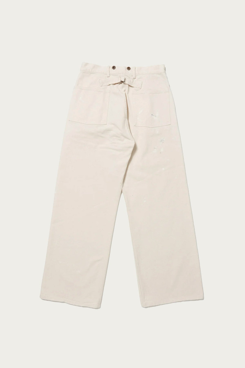 TAIGA TAKAHASHI Lot. 204 Engineer Trousers - Ivory Paint outlook