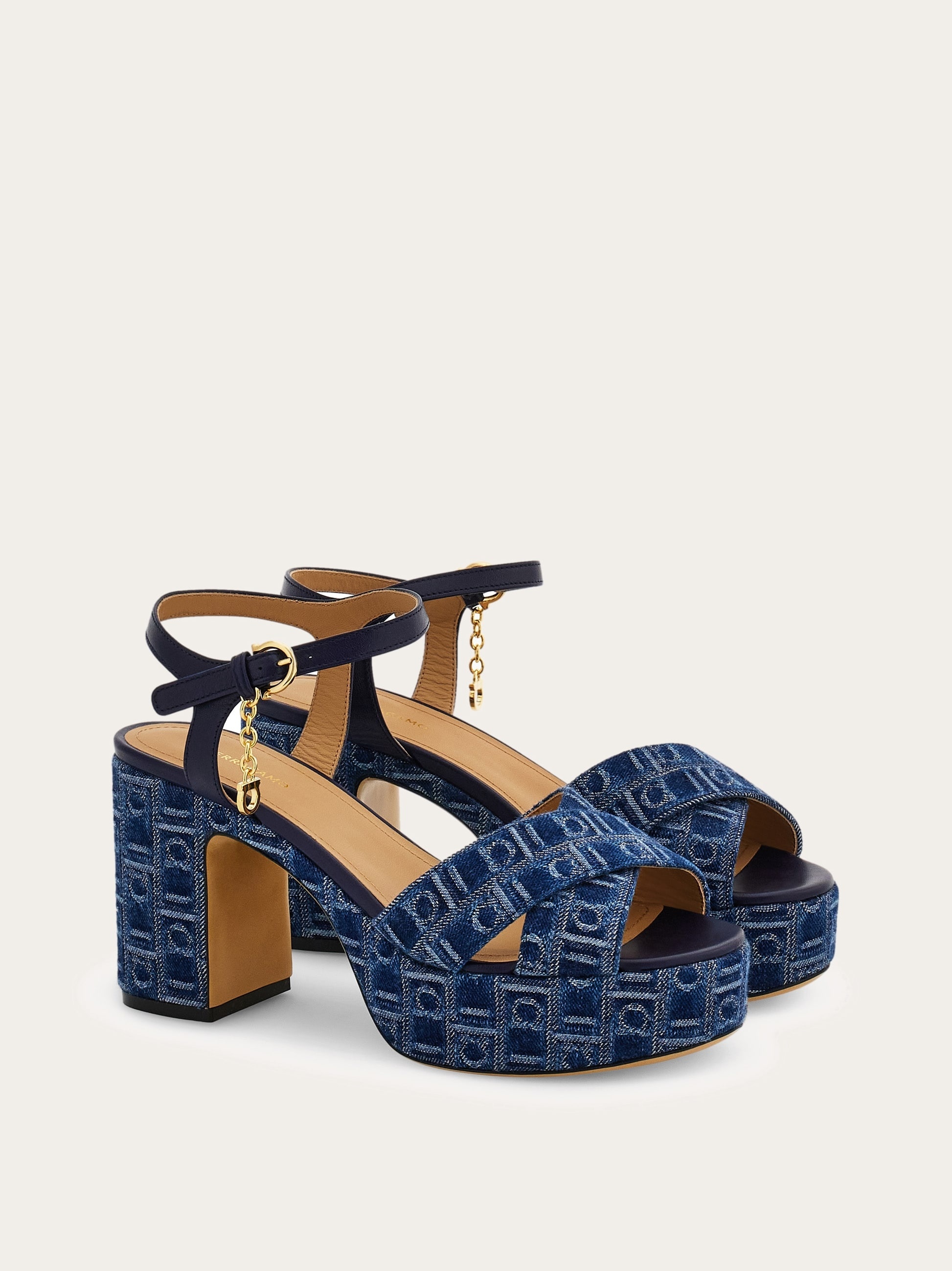 Ferragamo Monogram platform sandal - 5