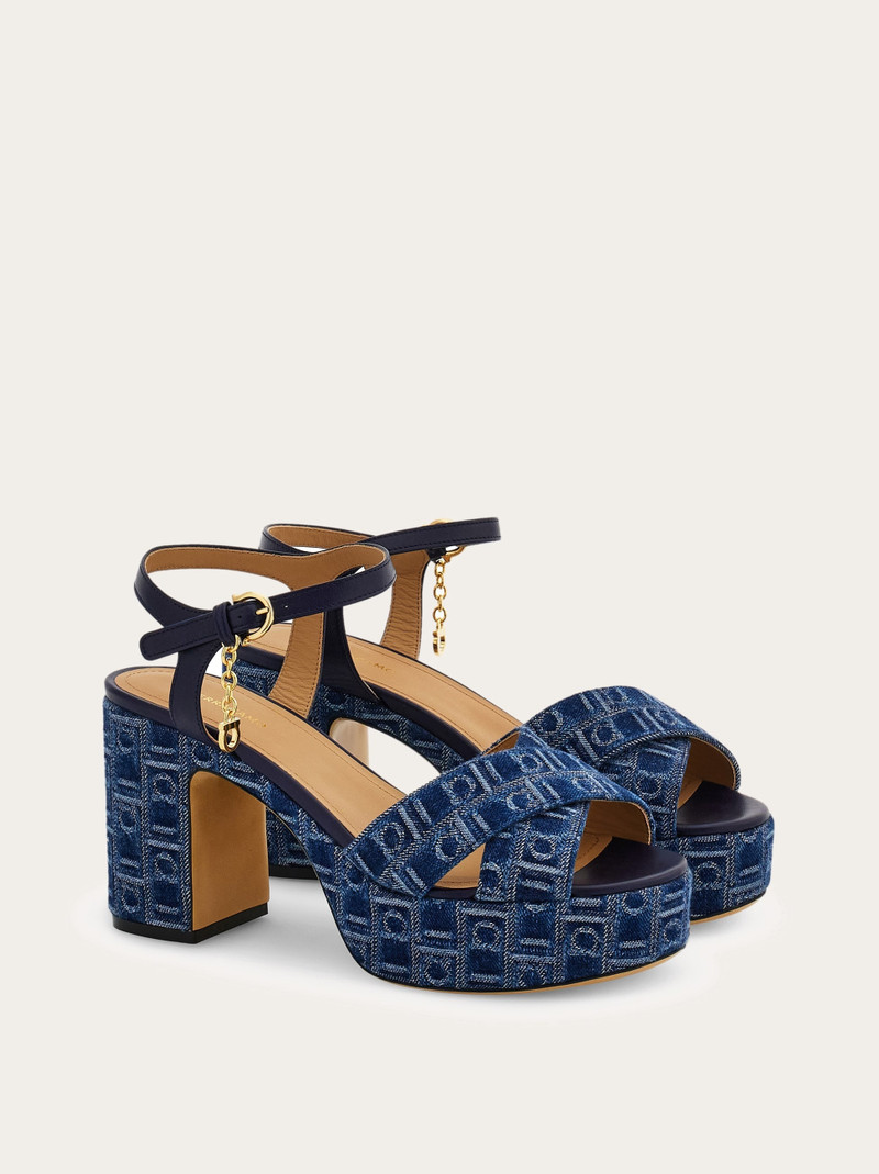 Ferragamo Monogram platform sandal 5
