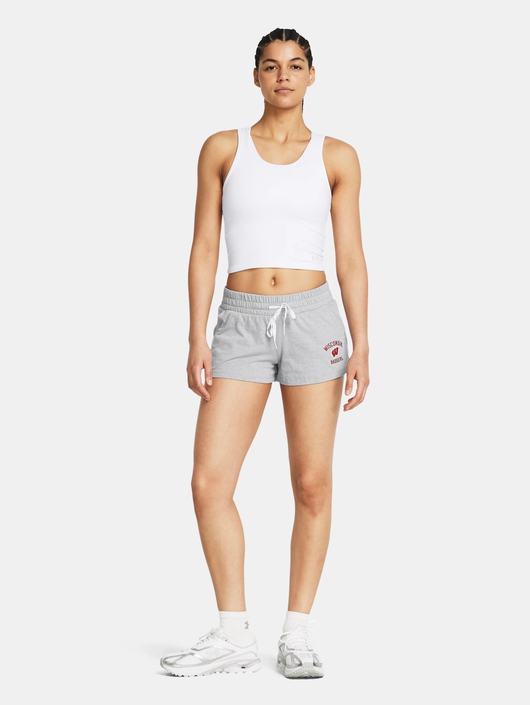 Women's UA Performance Cotton Collegiate Shorts - 5