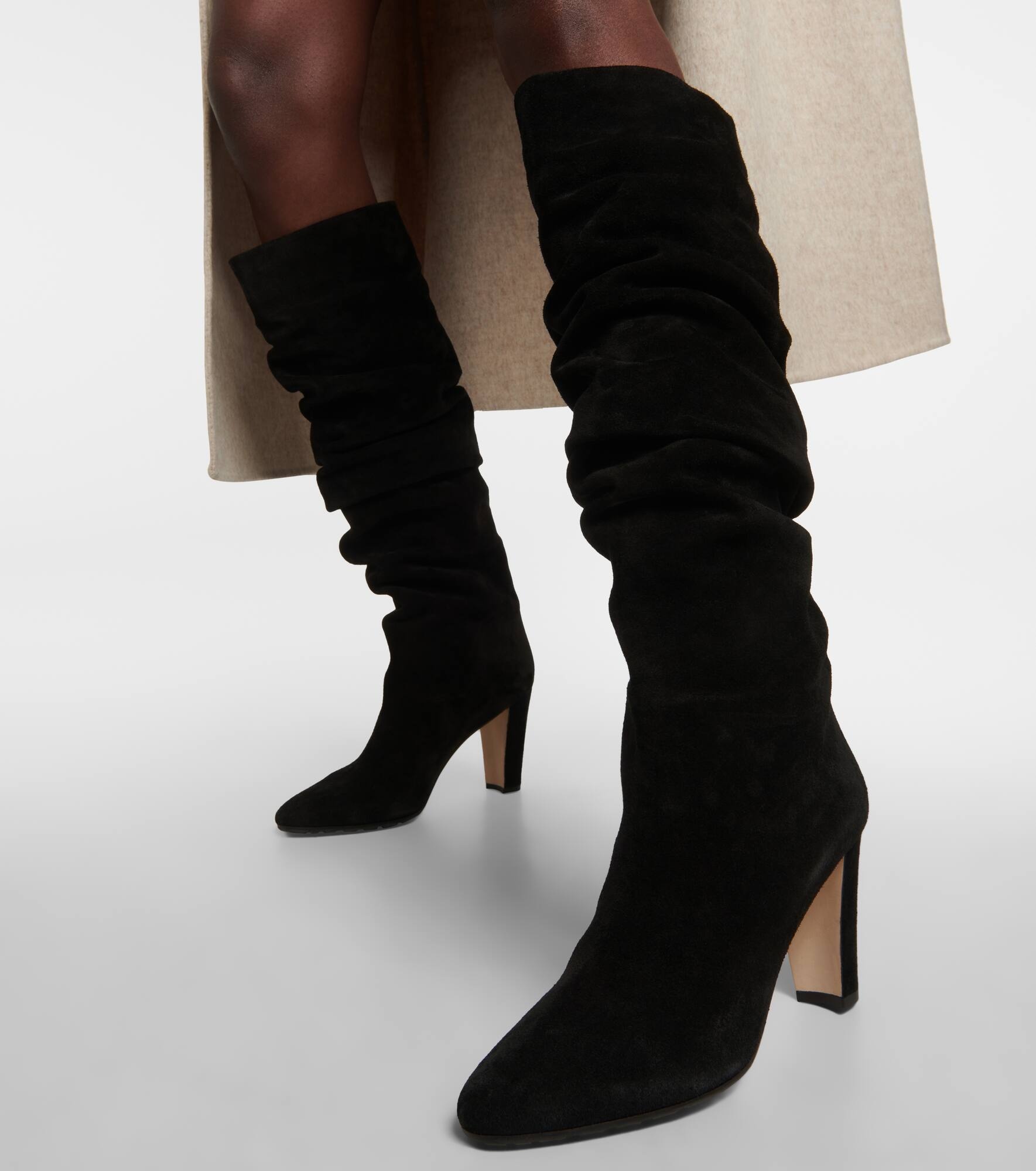 Calassohi 90 suede mid-calf boots - 4