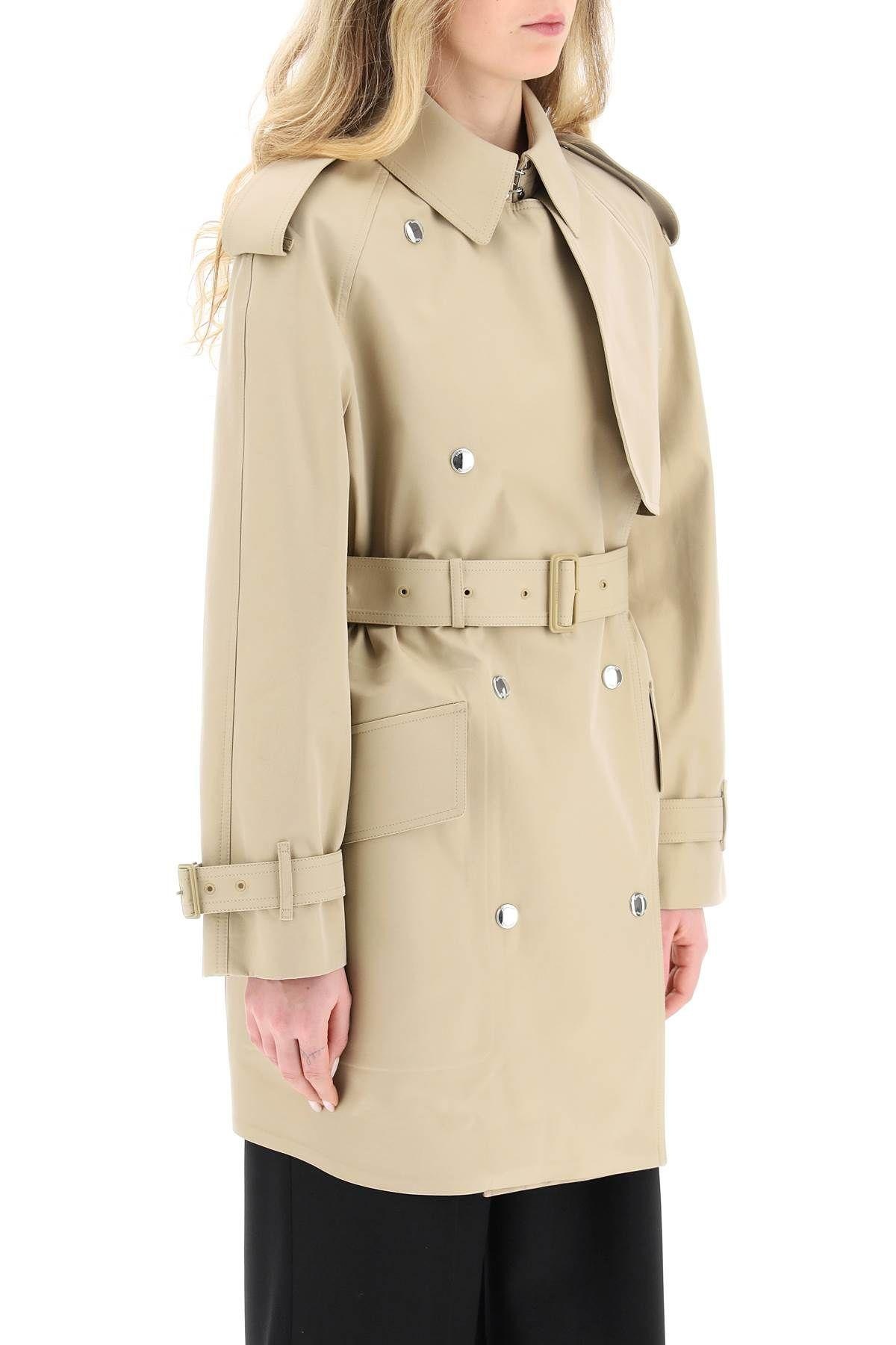 'JAMES' GABARDINE MIDI TRENCH COAT BURBERRY - 3