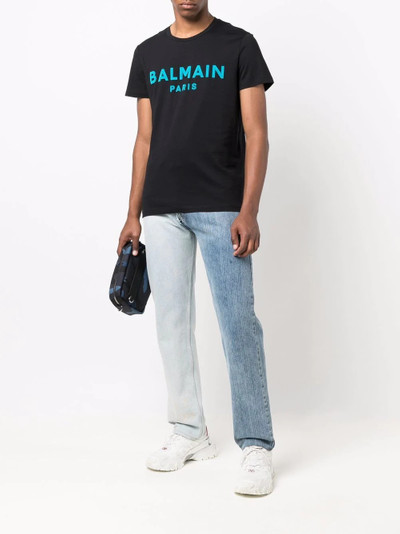 Balmain logo-print short-sleeve T-shirt outlook