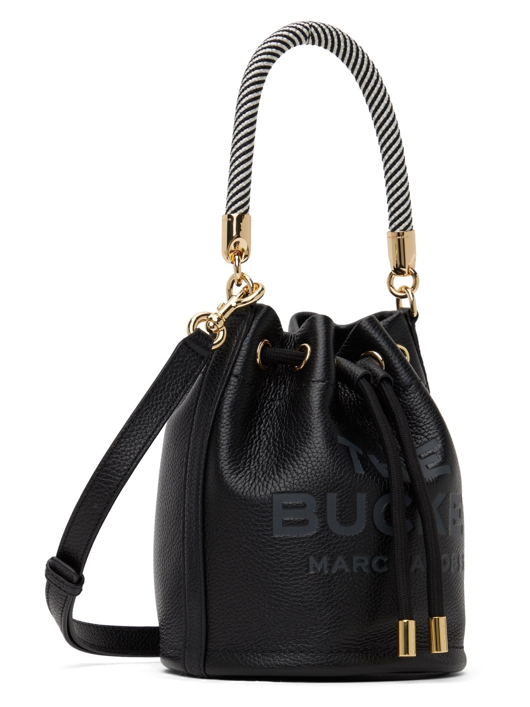 Black 'The Leather Bucket' Bag - 2