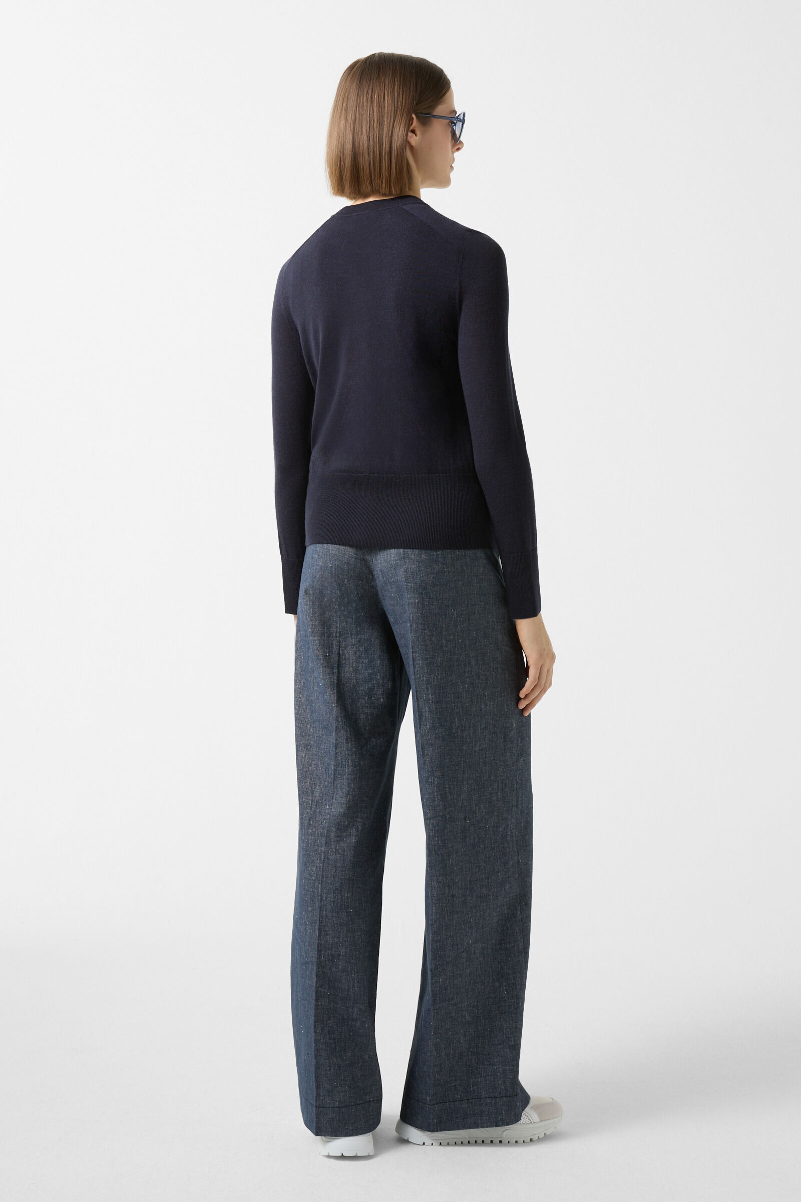 Ilma Cardigan in Navy blue - 3