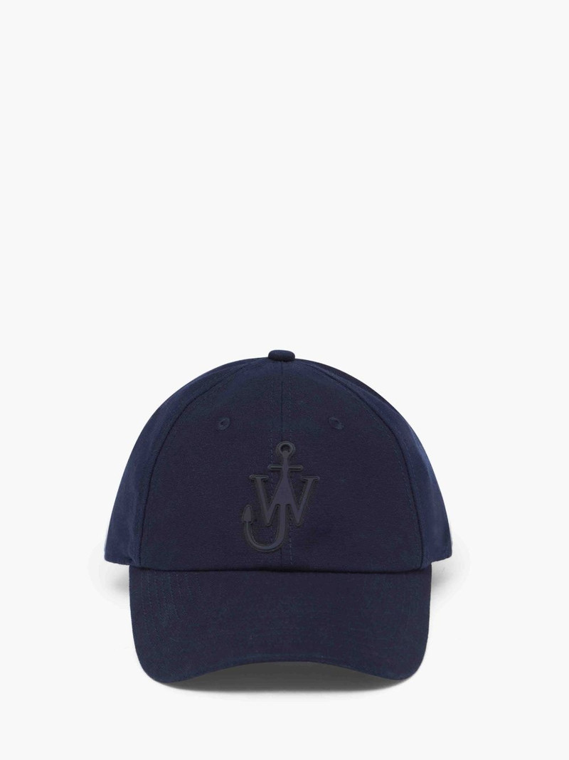 DENIM BASEBALL CAP WITH ANCHOR LOGO 1