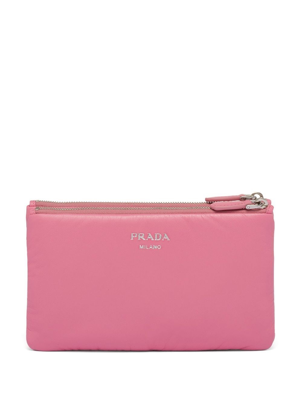 dividable logo-plaque pouch - 2