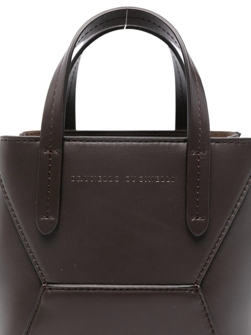 Brunello Cucinelli Brunello Cucinelli Mini BC Duo Tote Bag outlook