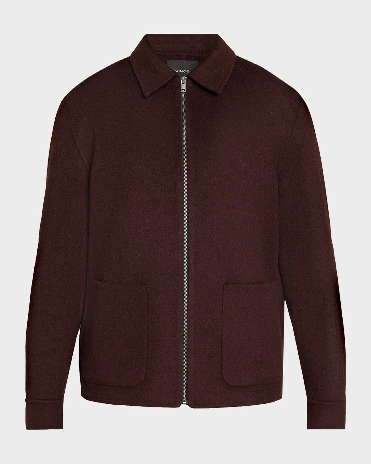Men's Splittable Wool Blend Full-Zip Jacket - 1