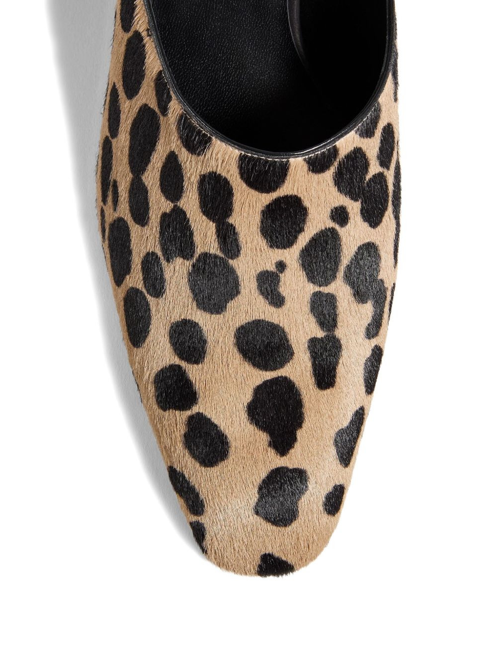 100mm Colt spotted heeled mules - 3
