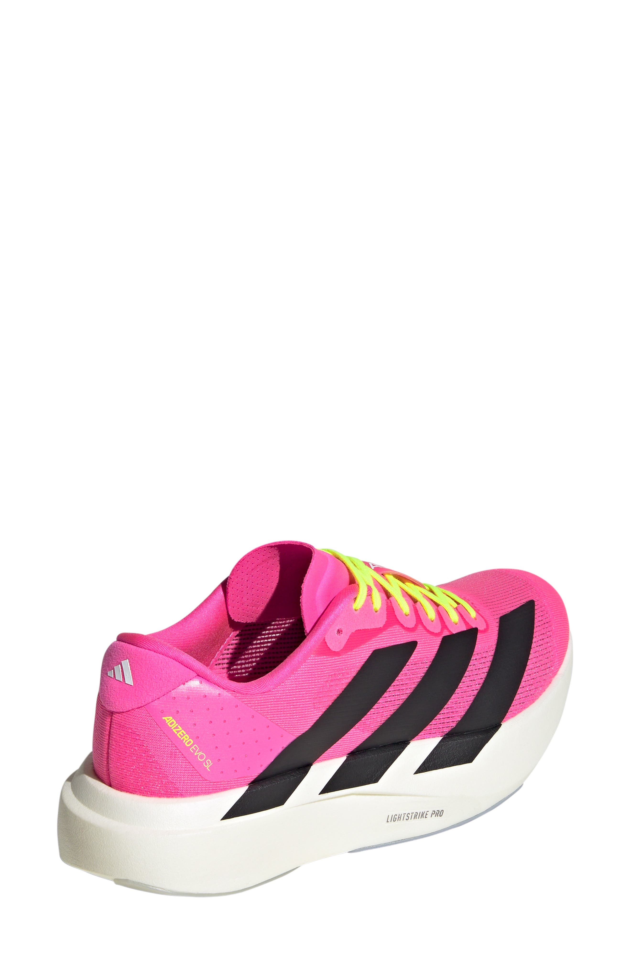 adidas Adizero Evo SL Running Shoe in Lucid Pink/black/Ftwr White at Nordstrom - 2