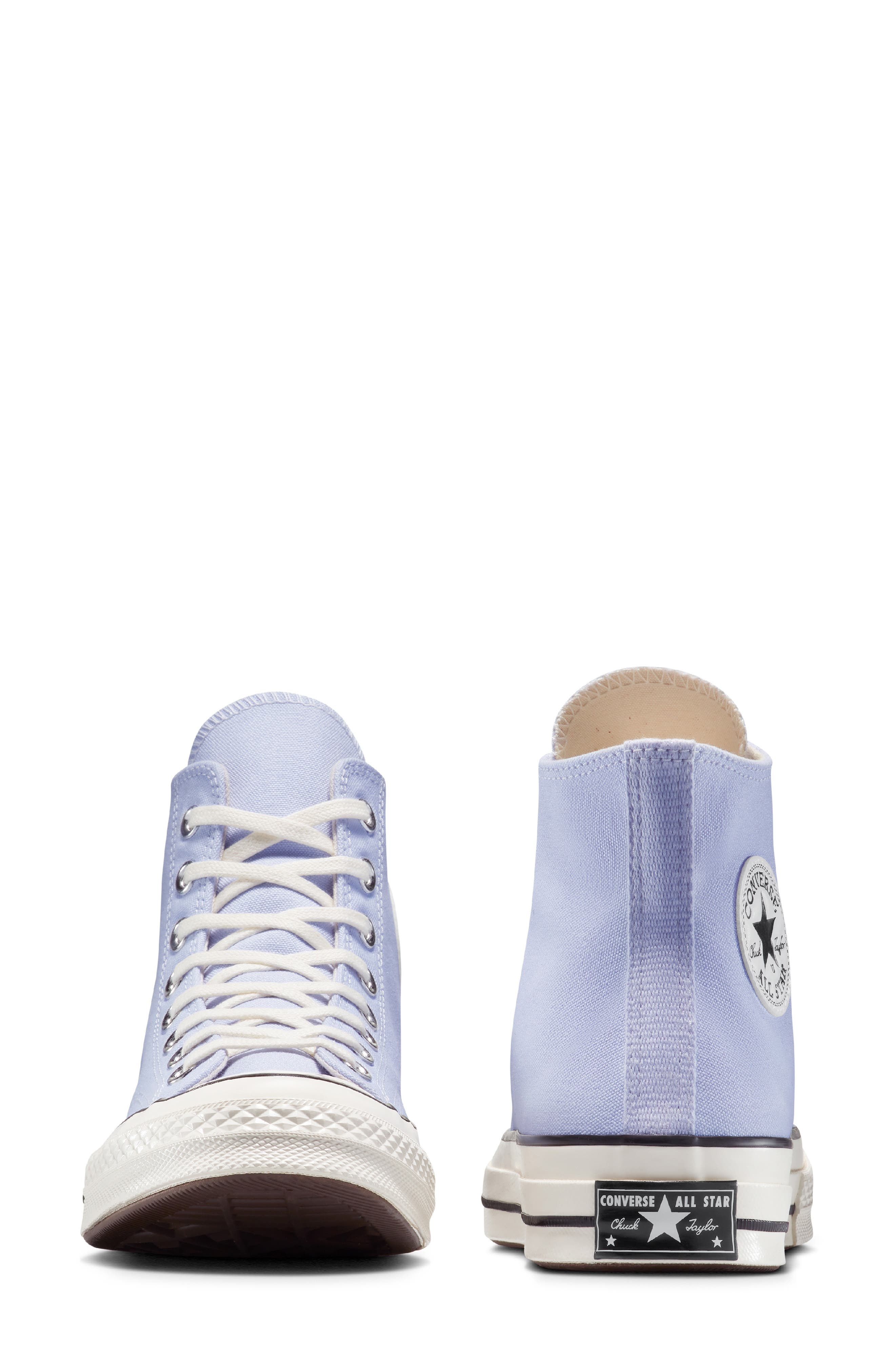 Converse Gender Inclusive Chuck 70 High Top Sneaker in Blueberry Ice/Egret/Black at Nordstrom - 6