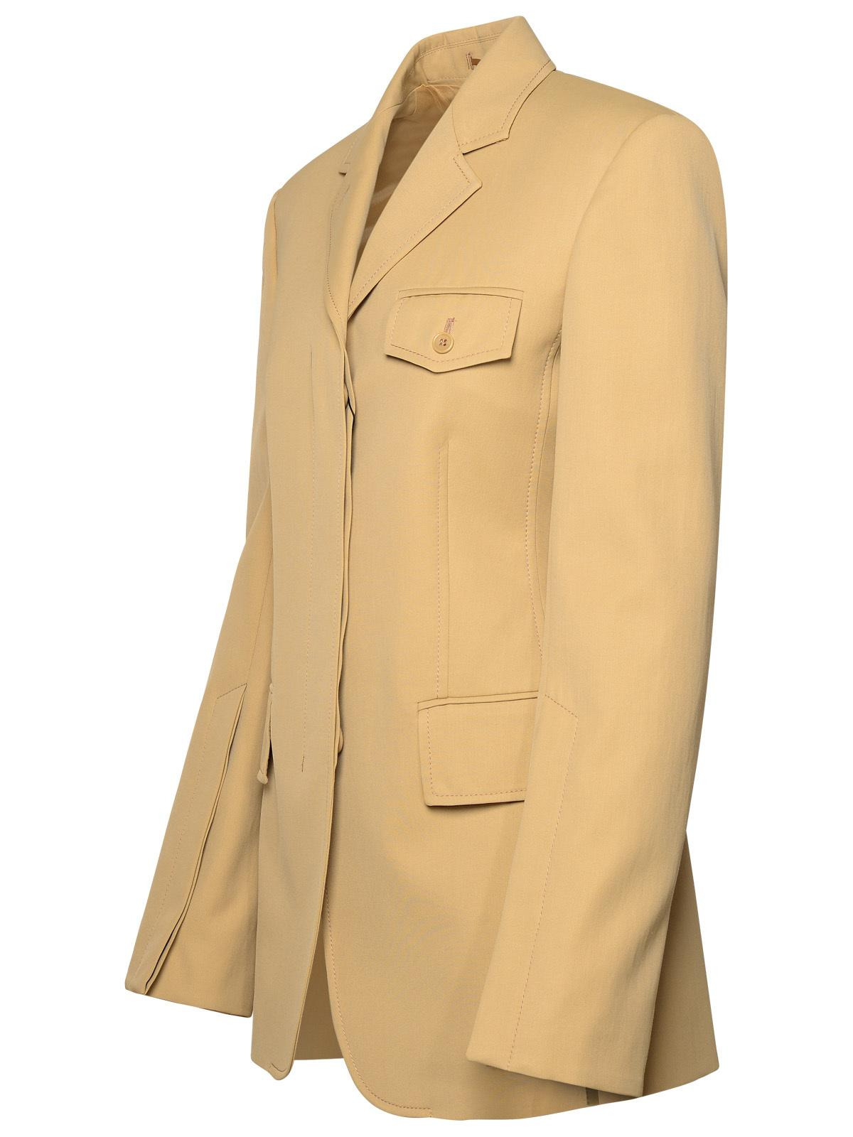 Sportmax Beige Cotton Blend Blazer Women - 2