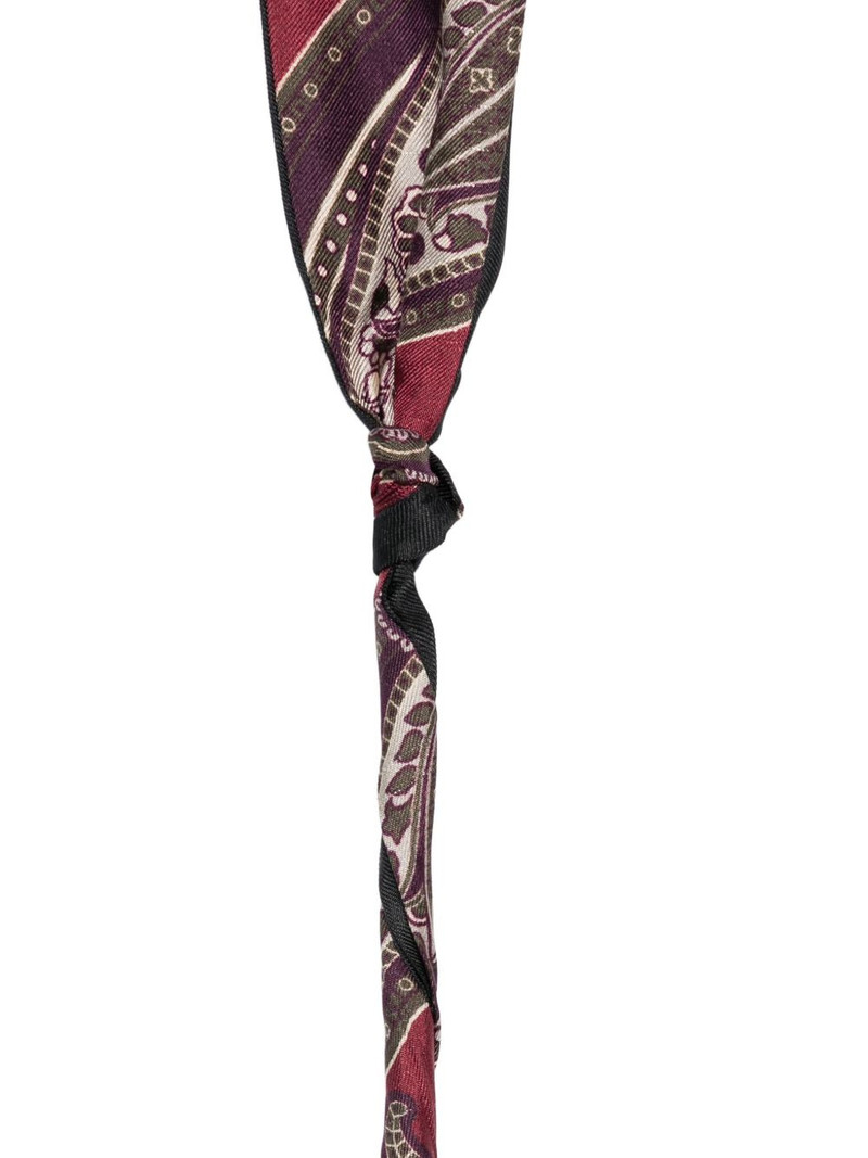 Our Legacy paisley-print twisted scarf outlook