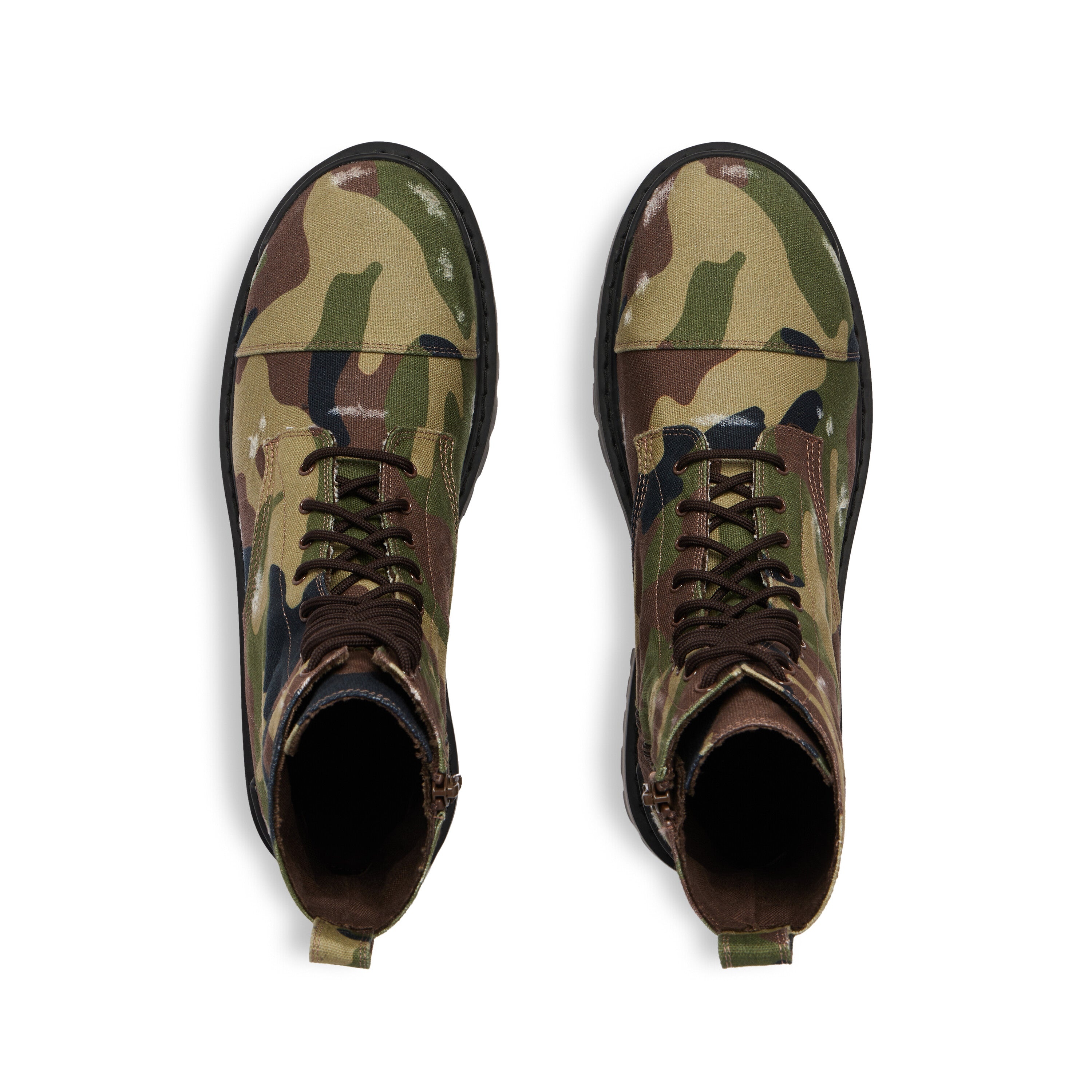 Balenciaga Strike 20mm Boots Camo Print 'Dark Green' 786135W2EU21028 - 5
