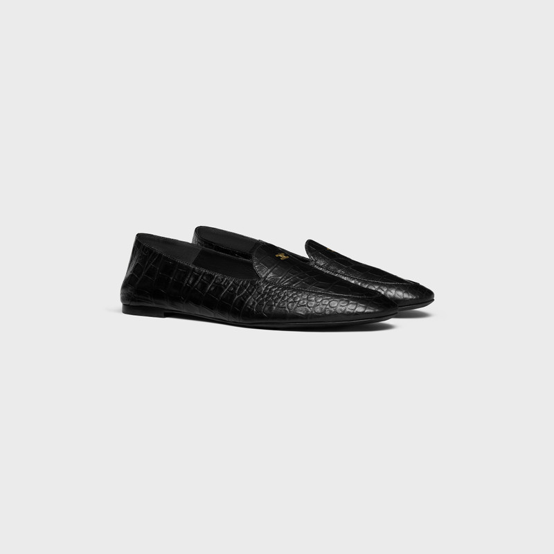 LOAFER AURA IN CROCODILE STAMPED LAMBSKIN 2