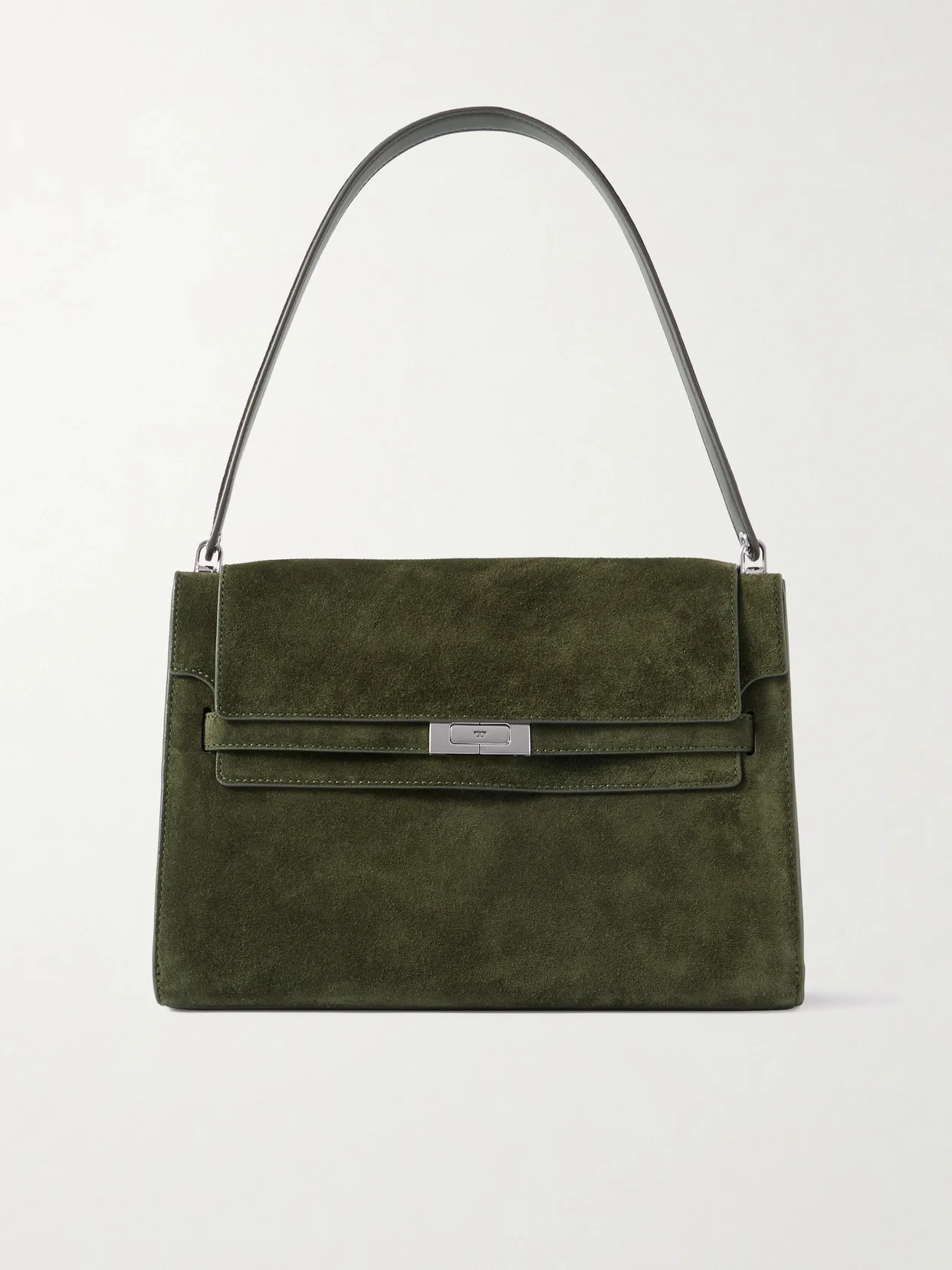 Lee Radziwill Large Suede Shoulder Bag - 1