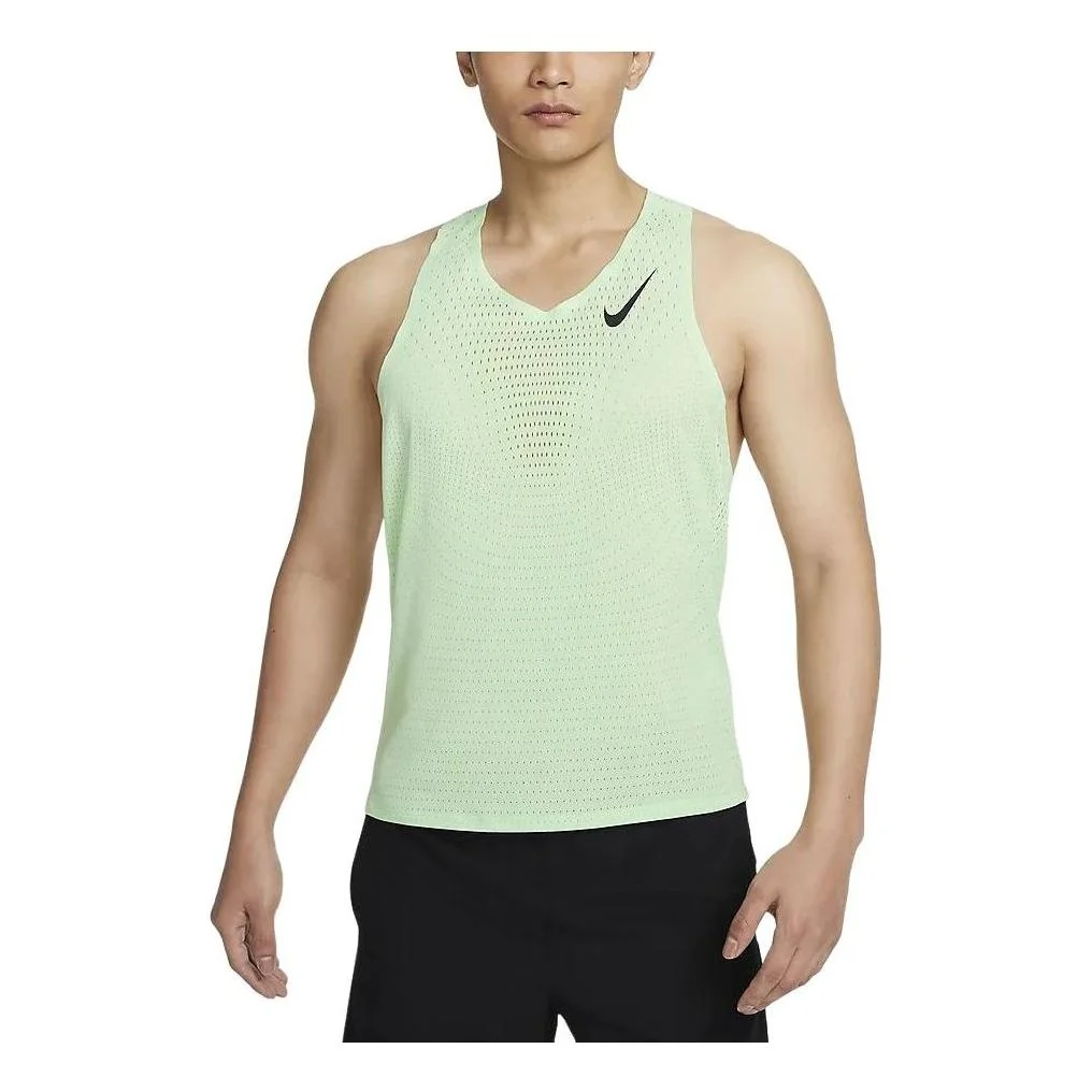 Nike AeroSwift Dri-FIT ADV Running Vest 'Green' FN4232-376 - 1