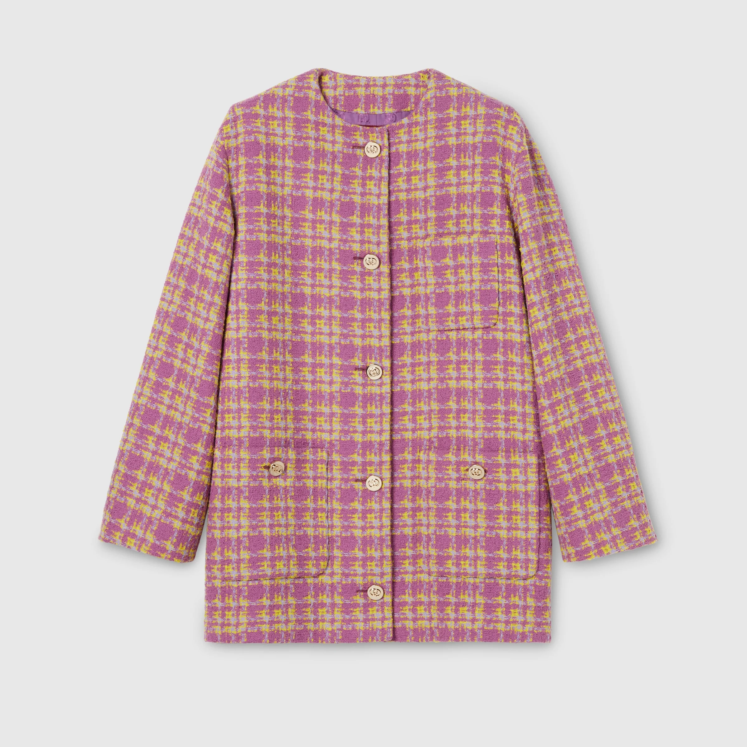 Wool bouclé jacket - 1