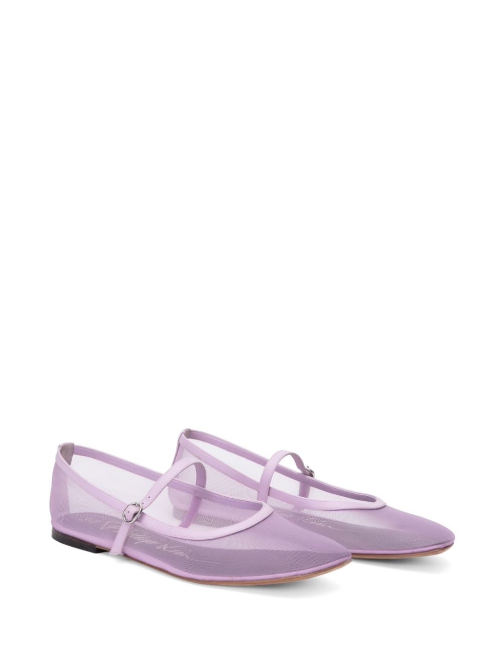 ID mesh ballerina shoes - 2