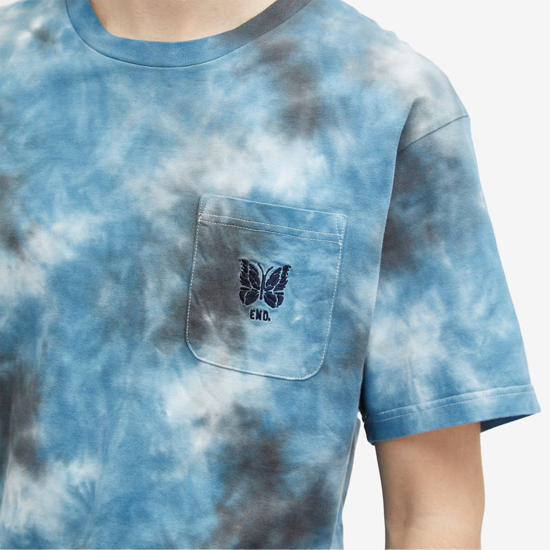 NEEDLES END. x Needles 'Indigo Wash' Inline T-Shirt outlook