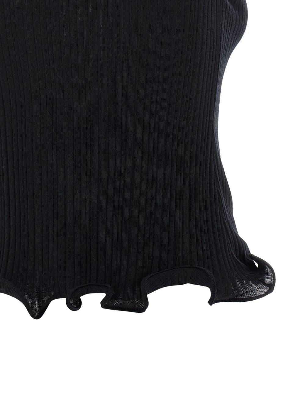 Wool turtle-neck top - 3