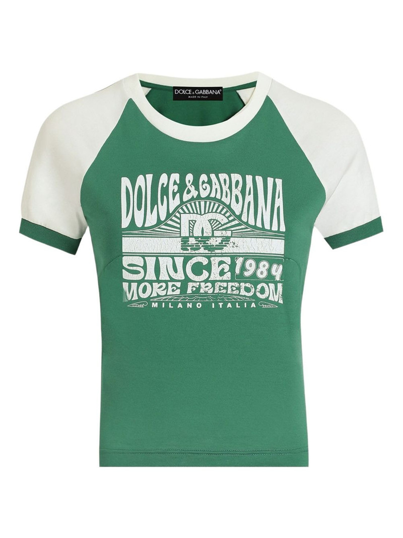 graphic-print cotton T-shirt 1
