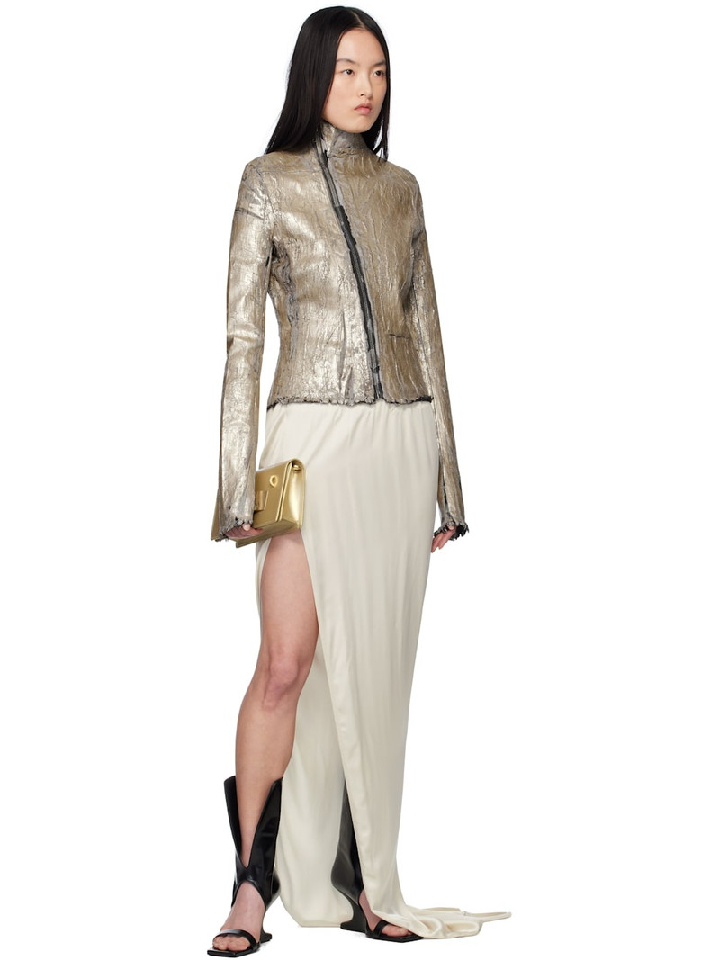 Rick Owens Off-White Hollywood Slit Maxi Skirt outlook