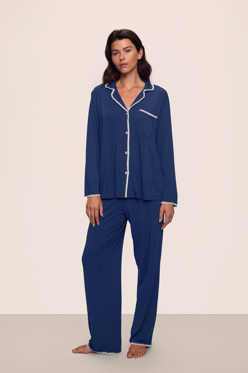 eberjey Frida TENCEL™ Modal Long PJ Set outlook