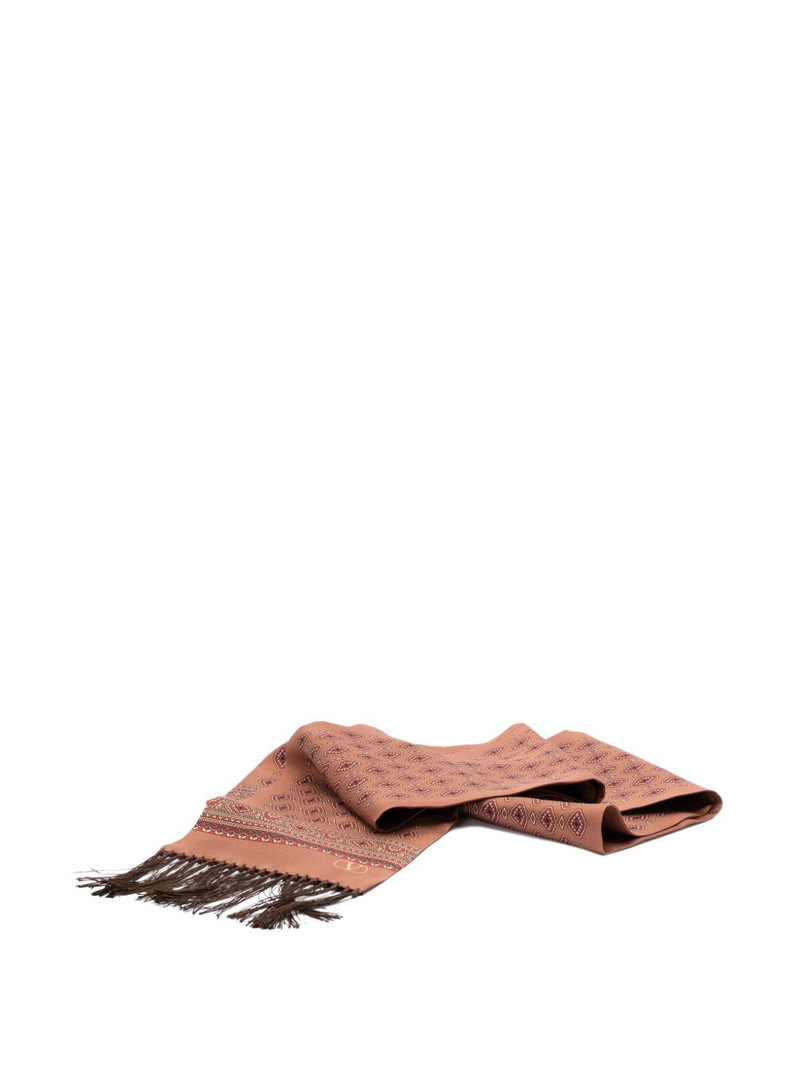 Valentino printed silk scarf outlook