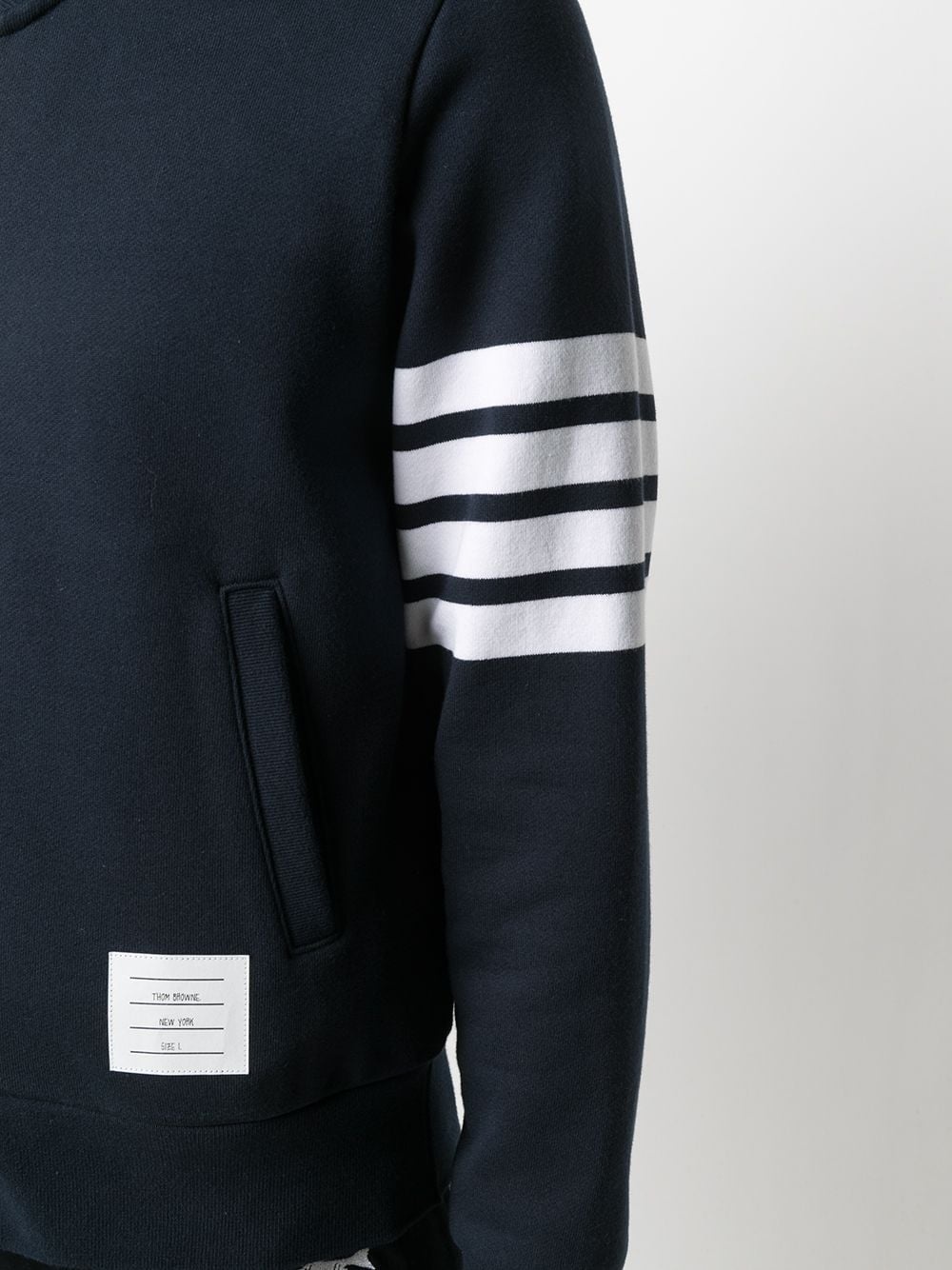 4-Bar stripe zip-up sweatshirt - 5