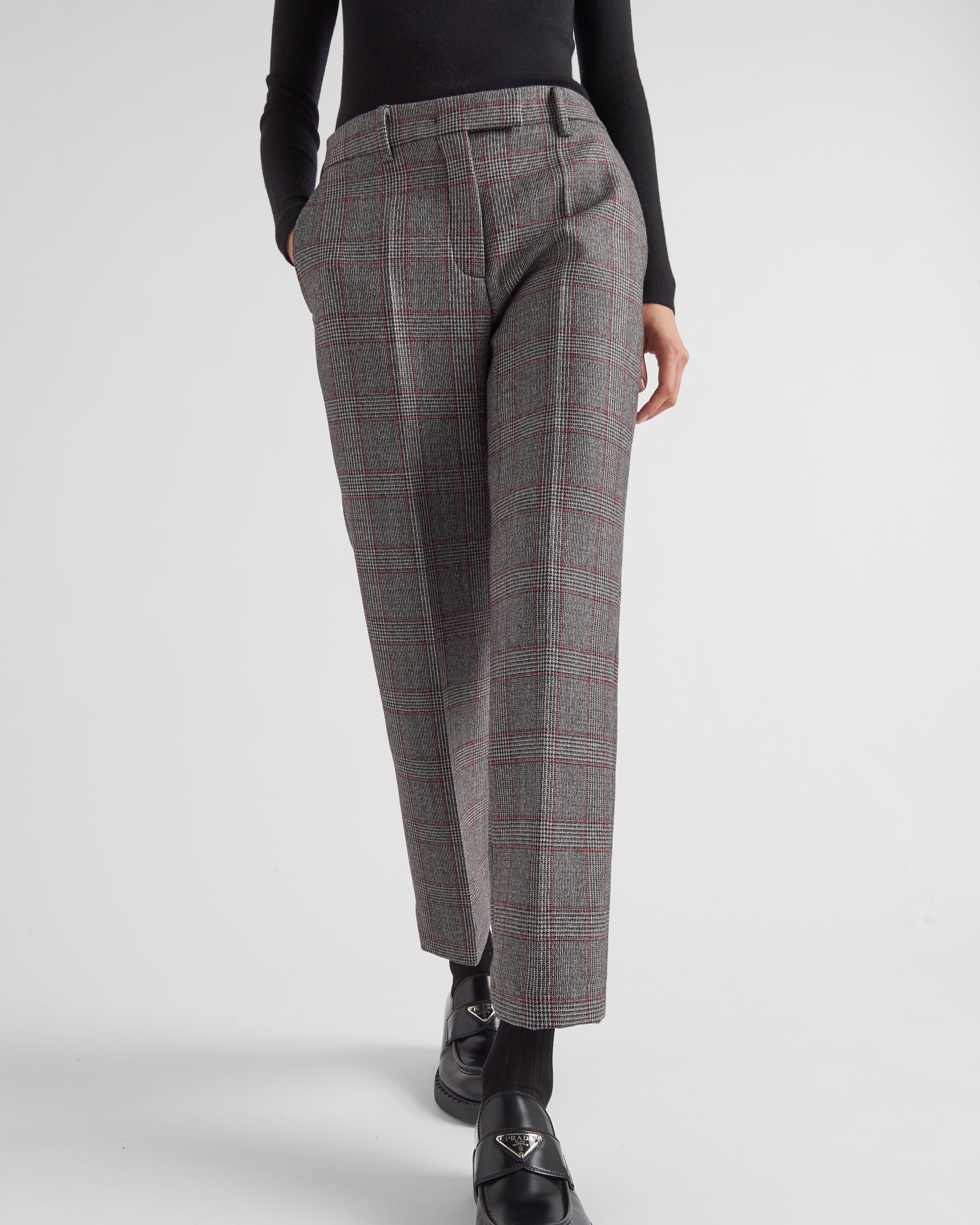 Prince of Wales check pants - 4