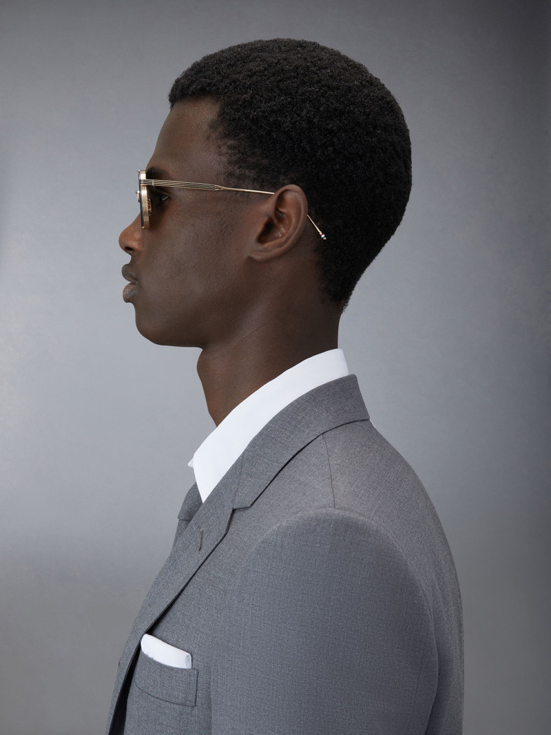 ROUND SUNGLASSES IN TITANIUM 3