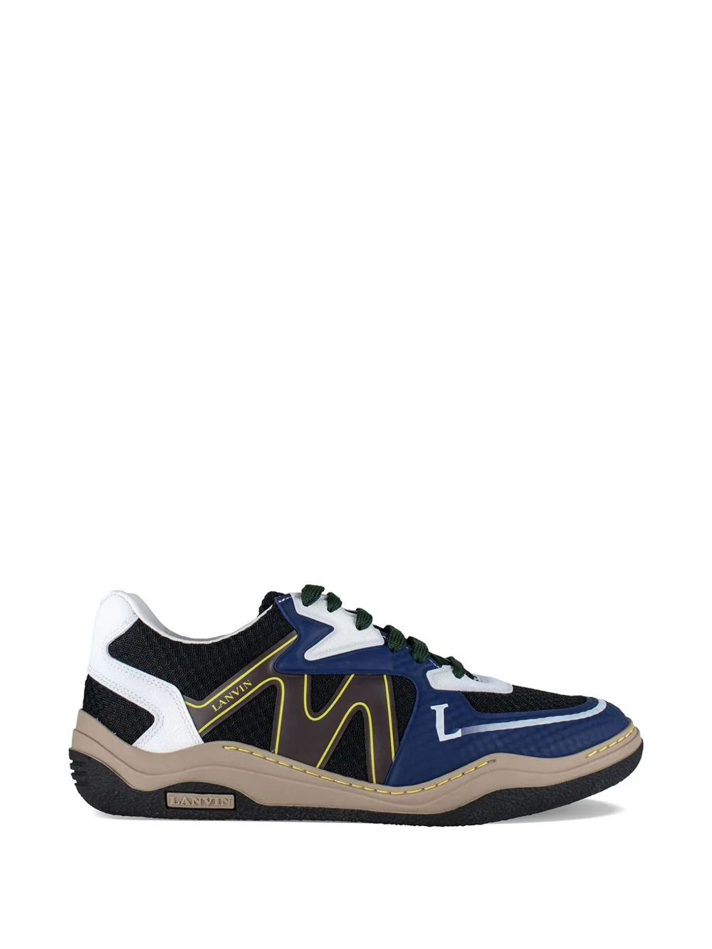 logo insert sneakers - 1