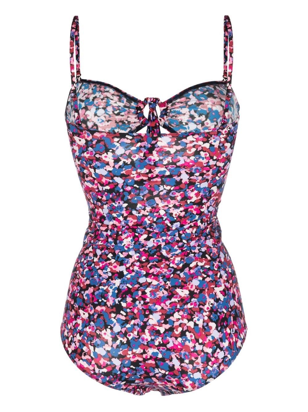 abstract-print swimsuit - 2