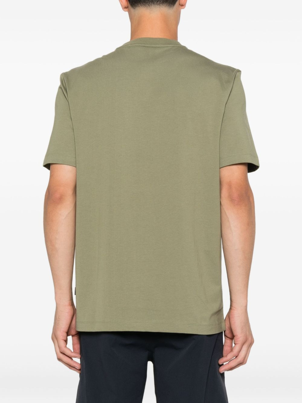 logo-print cotton T-shirt - 3