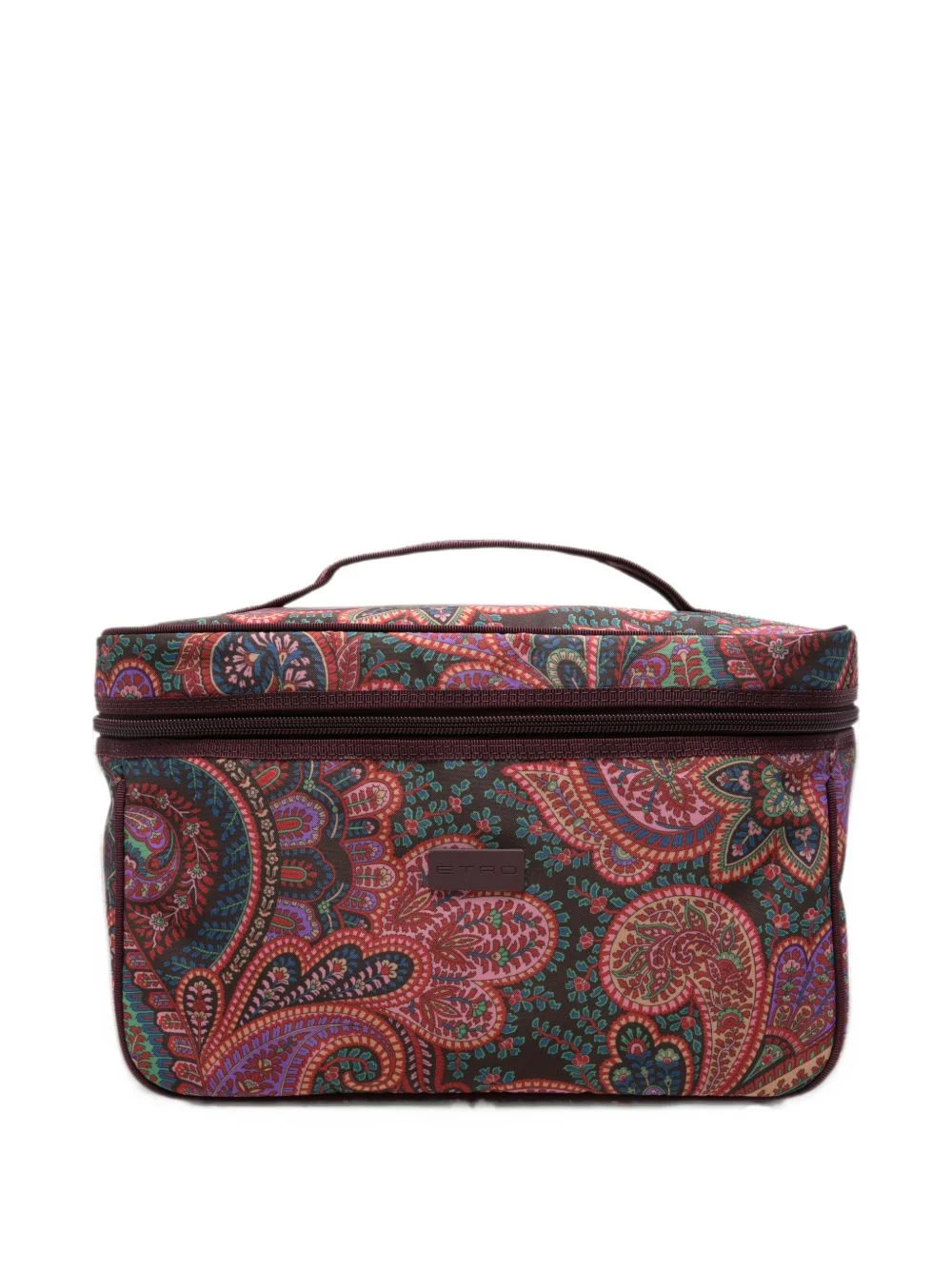 paisley-print wash bag - 1