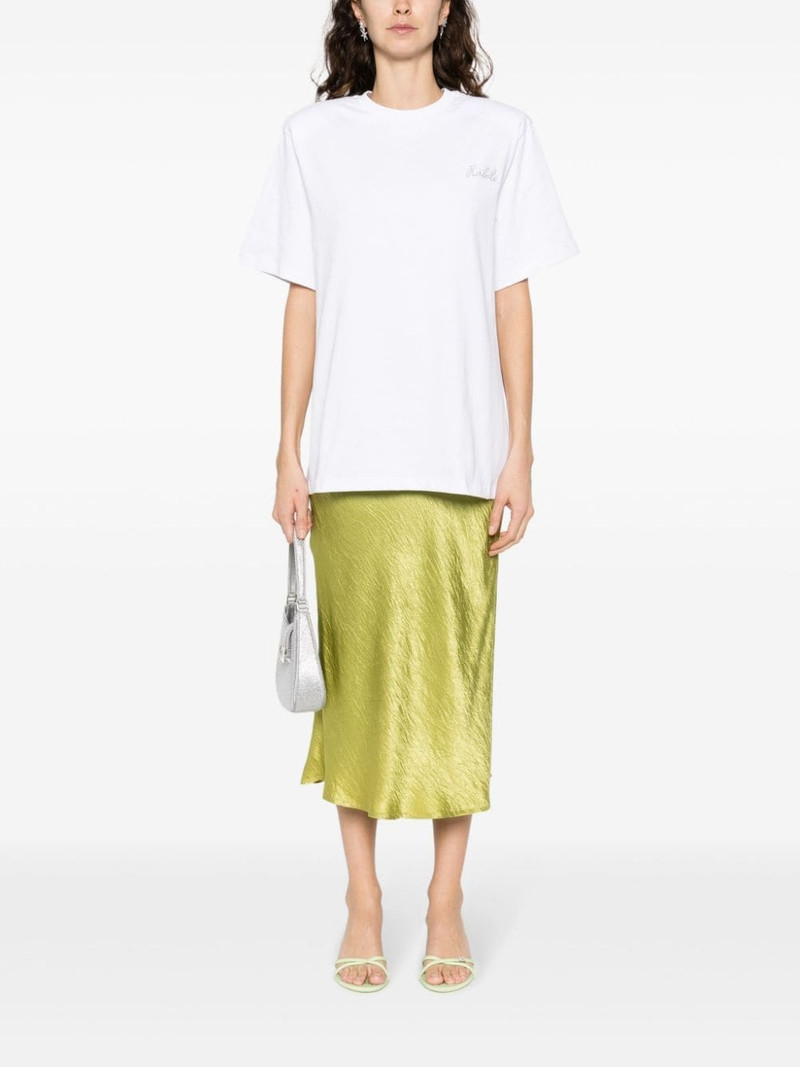 ROTATE logo-embroidered organic cotton T-shirt outlook