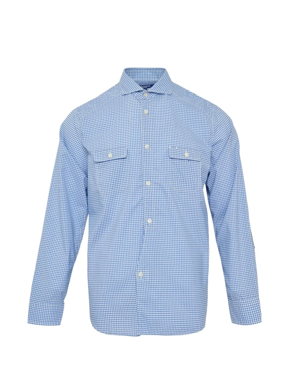 check panelled shirt - 1