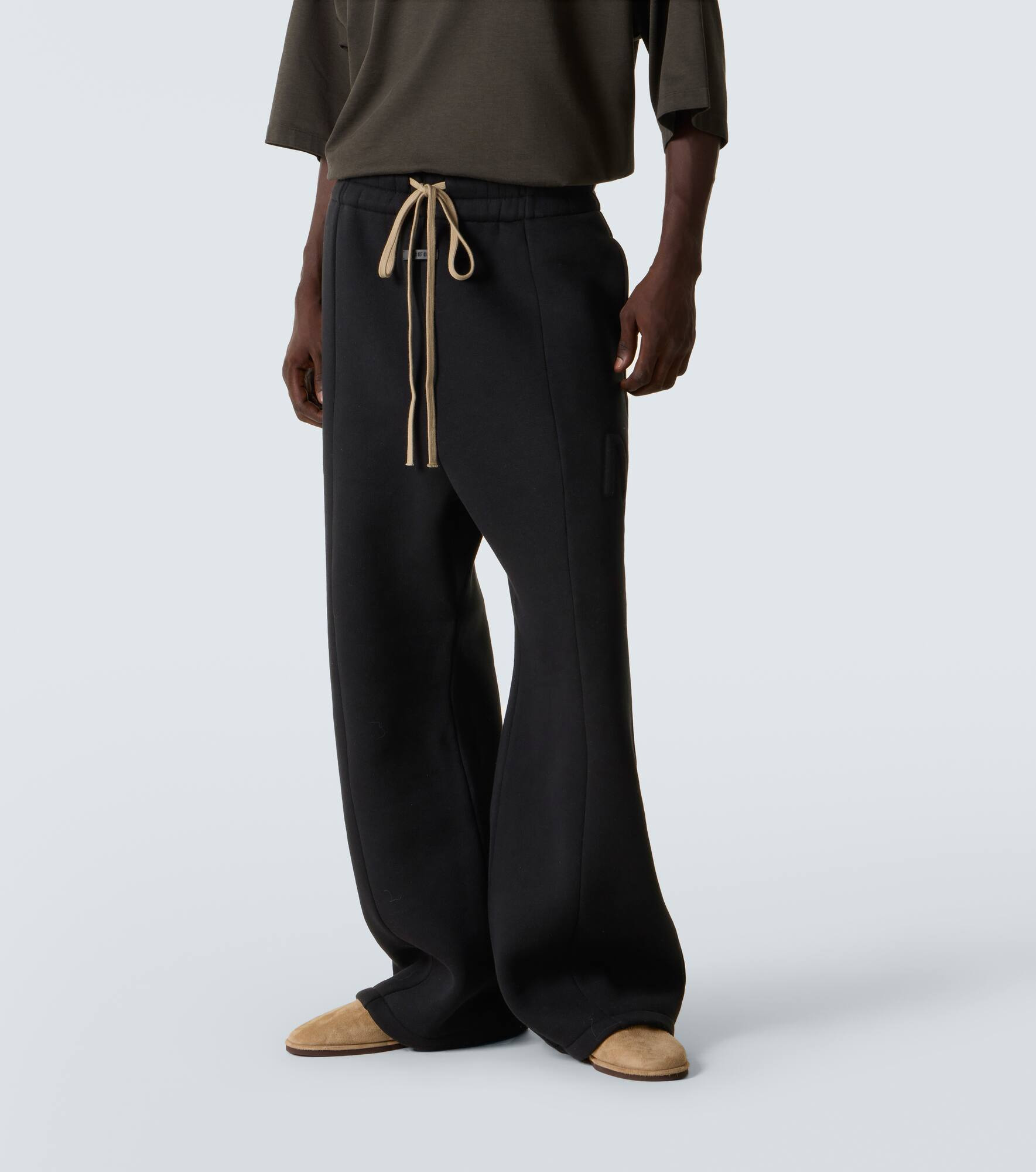 Cotton-blend sweatpants - 3