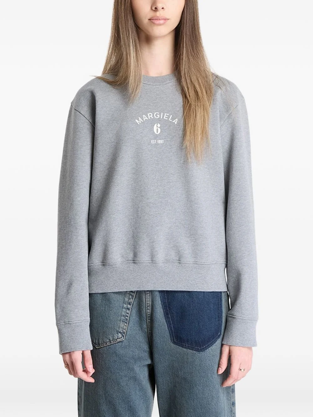 logo-print sweatshirt - 1