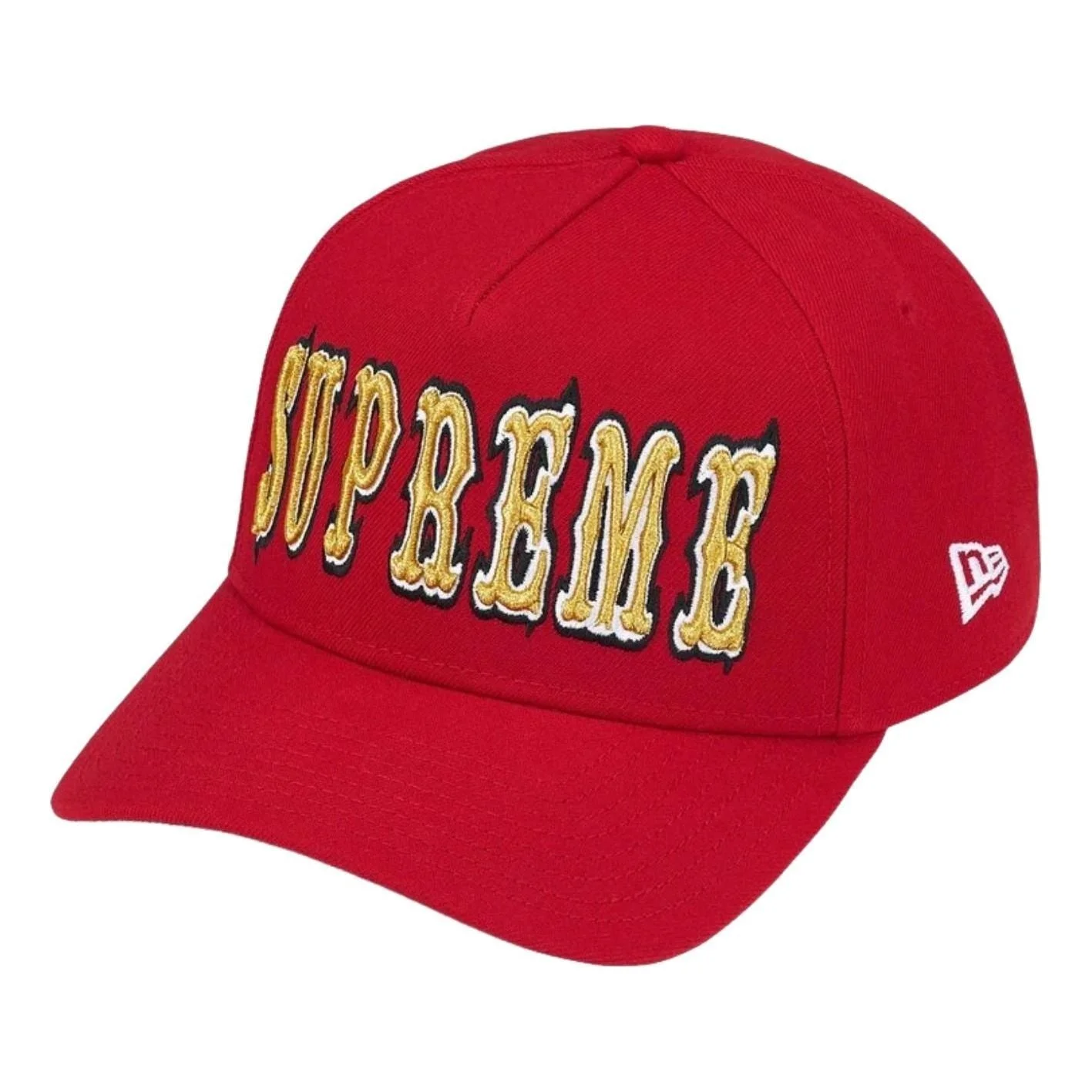 Supreme x New Era SS26 Gothic Outline Adjustable Cap 'Red' SUP-SS26-1050-RED - 1