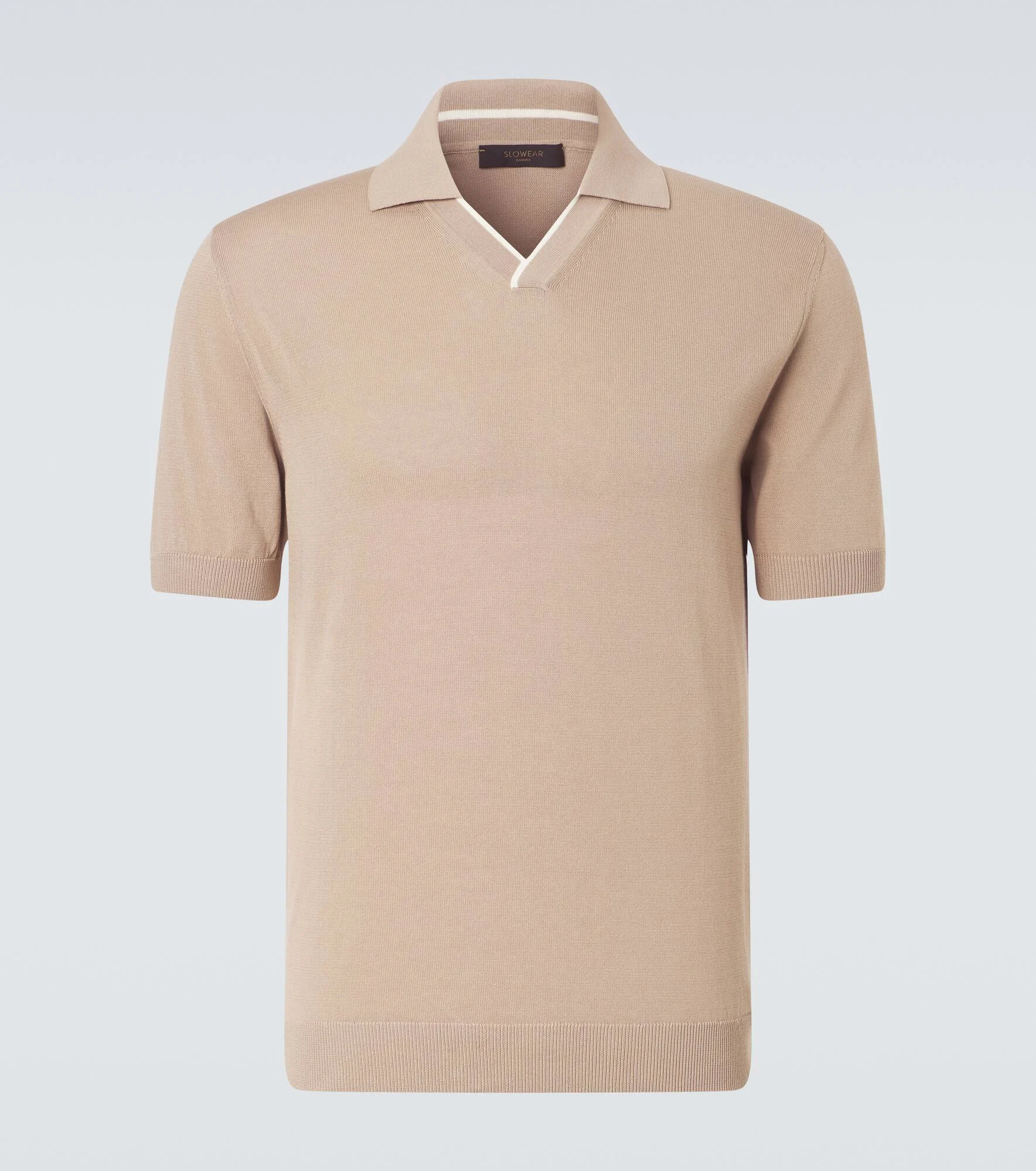 Cotton polo shirt - 1