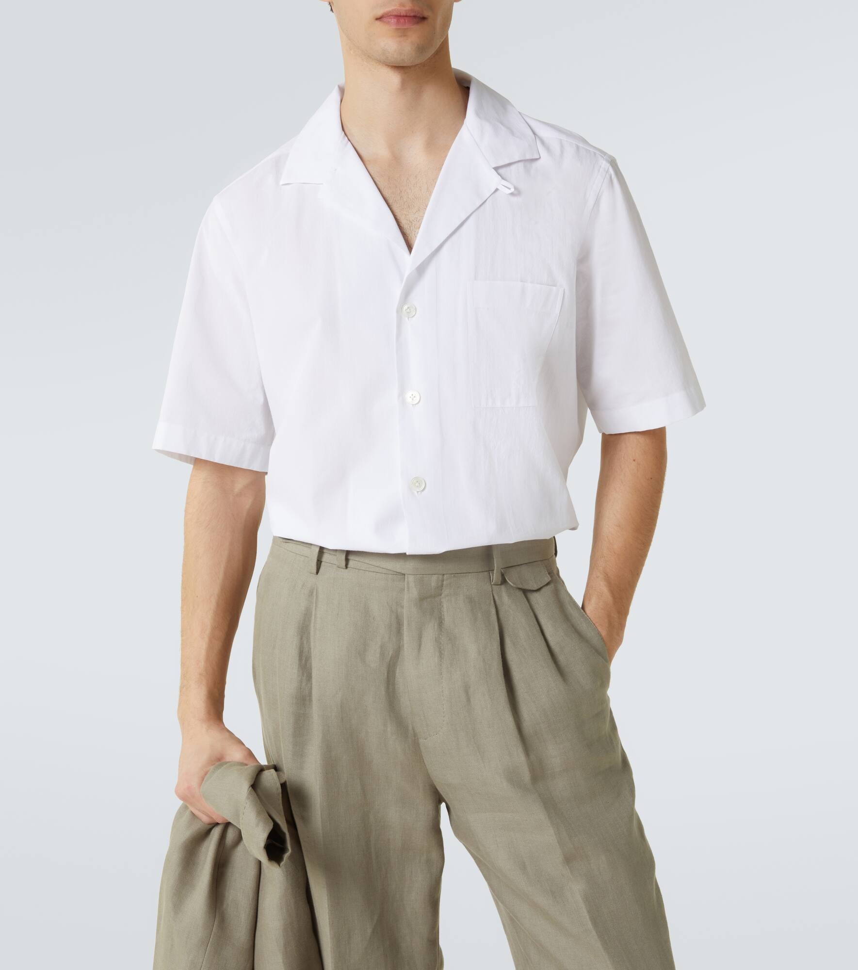 Cotton poplin shirt - 5
