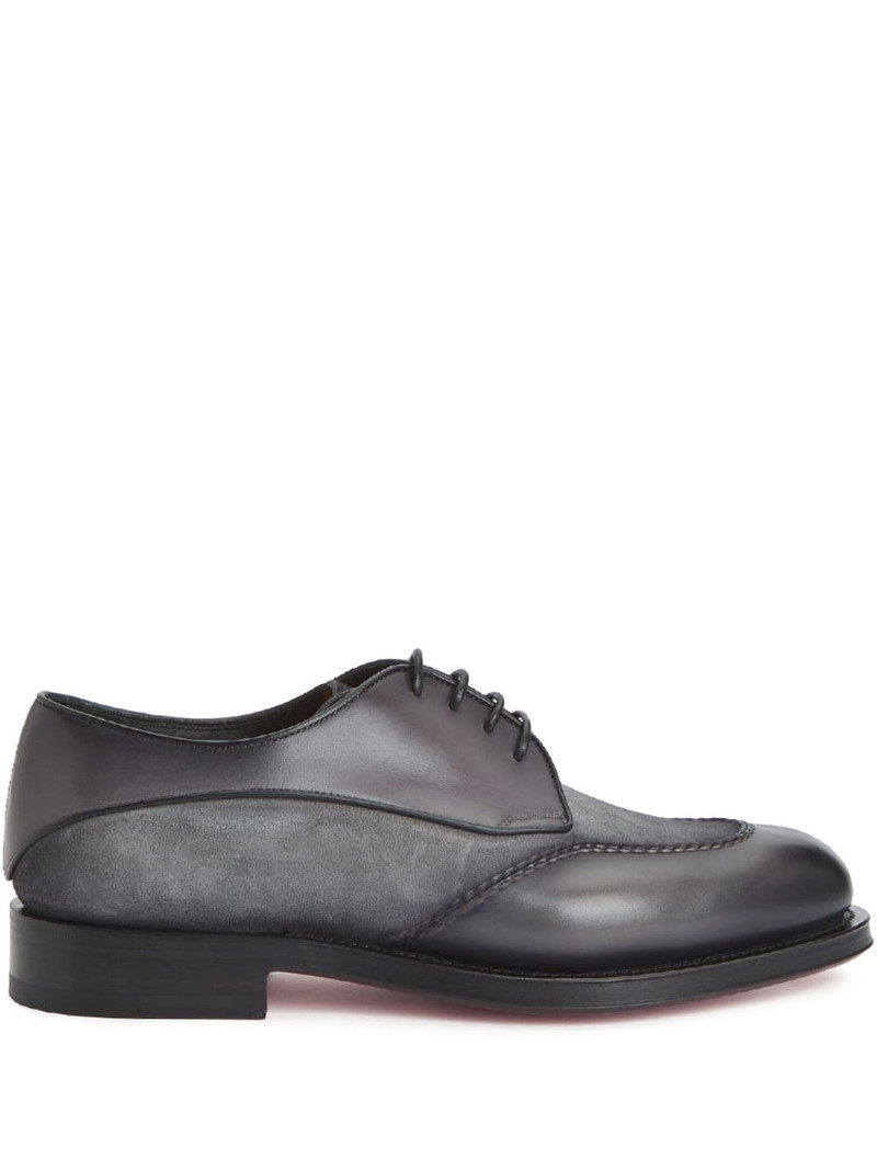 Colin suede-panel Derby shoes 1