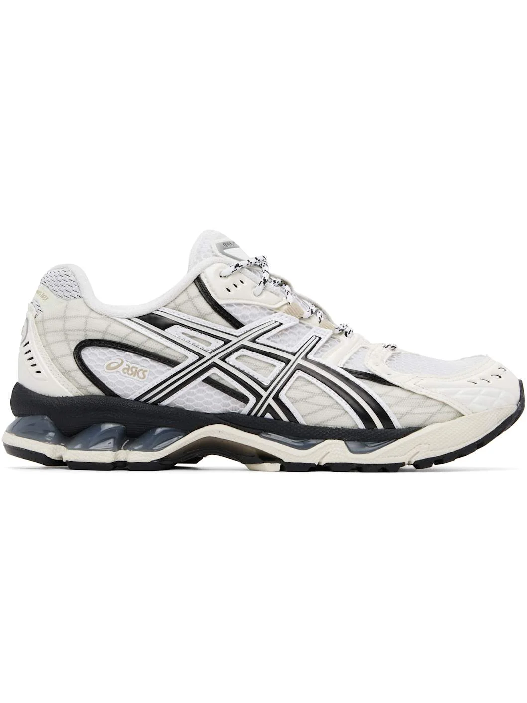 Off-White & Navy Gel-Nimbus 10.1 Sneakers - 1