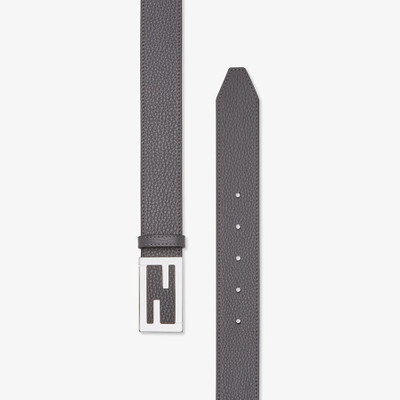 FENDI Gray leather belt outlook