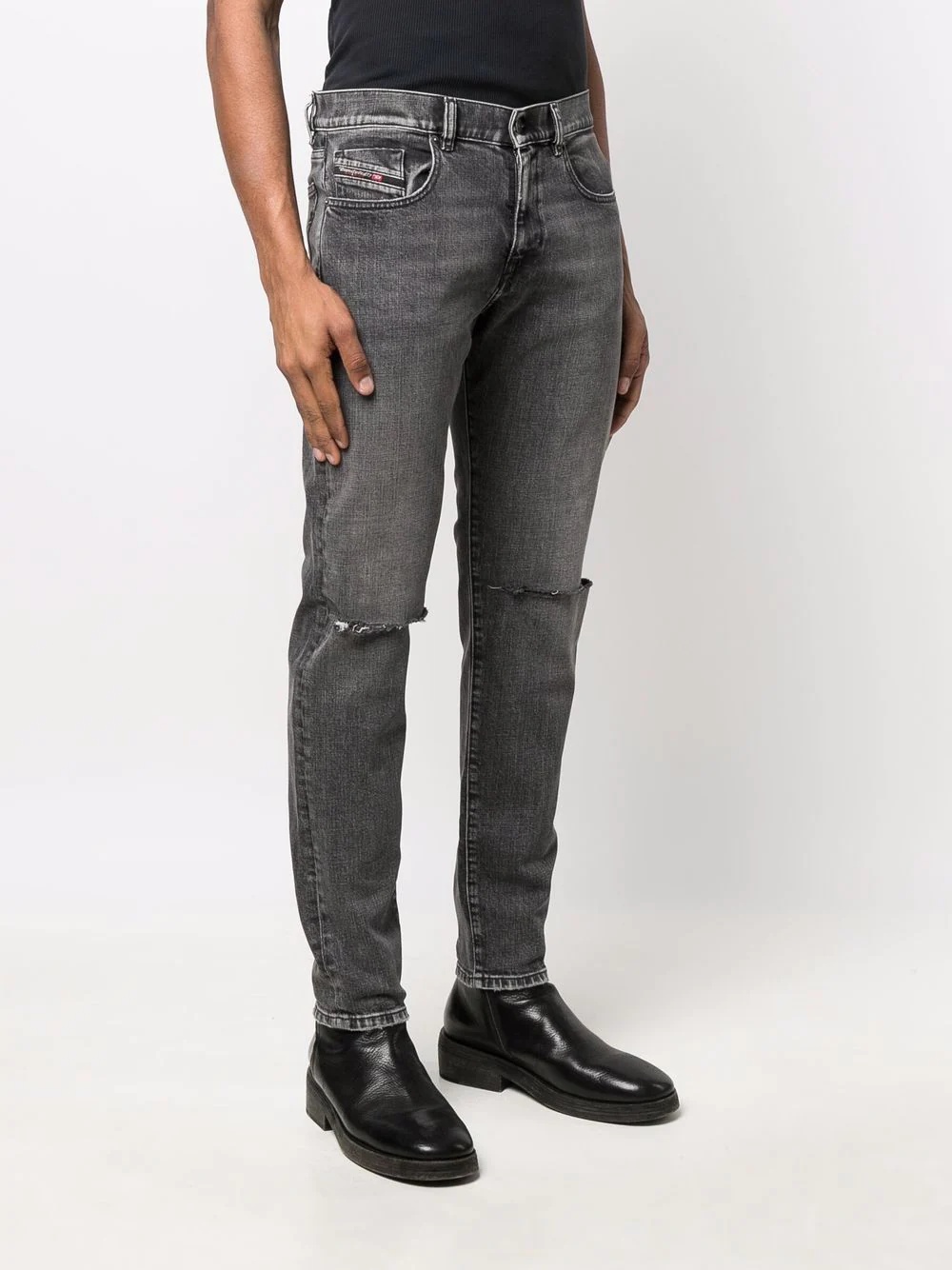 2019 slim-cut denim jeans - 3